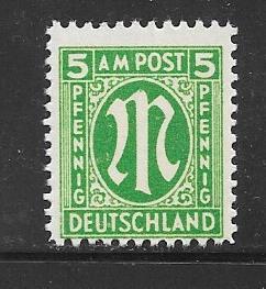 Germany #3N4 MNH Single A.M.G Issue.