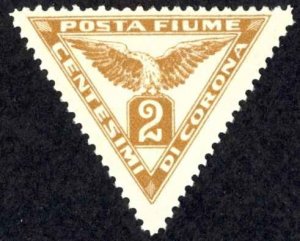 Fiume Sc# P3 MH (a) Re-engraved 1919 2c Newspaper Stamp