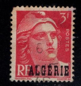 ALGERIA Scott 203 Used overprinted stamp