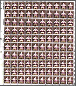 US 1800 - Sheet of 100 - 15¢ 1979 Christmas stamps.  FREE SHIPPING!!