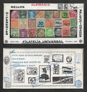 SD)1925 GERMANY UNIVERSAL PHILATELY COLLECTION COLONY 1160, STAMPS F