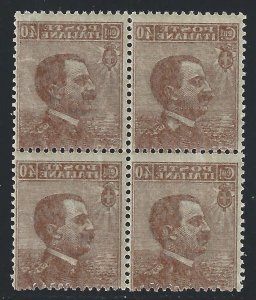 1908 UNITED KINGDOM - n . 84 40 c. brown MNH / ** FOUR WITH DECAL