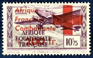 [st1174] French Equatorial Africa 1943 Scott#CB6 Yvert#PA29 RED CROSS MNG