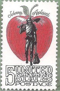 1966 Johnny Appleseed Single 5c Postage Stamp, Sc# 1317, MNH, OG