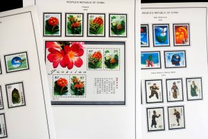 COLOR PRINTED CHINA P.R.C. 2000-2010 STAMP ALBUM PAGES (170 illustrated pages)