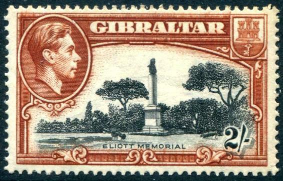 HERRICKSTAMP GIBRALTAR Sc.# 115a Mint LH Scott Retail $70.00