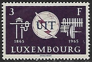 Luxembourg # 431 - I.T.U. Centenary - MNH..... (ONL8)