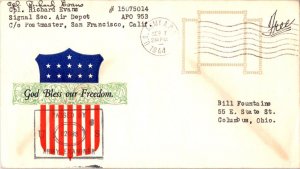 United States A.P.O.'s Soldier's Free Mail 1944 U.S. Army A.P.O. [953] Hickam...