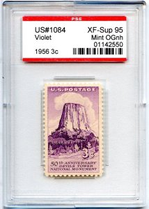 US SCOTT #1084 MINT-XF-SUP-OG-NH GRADED 95 PSE ENCAPSULATED SMQ $35 (7/30/24 GP)