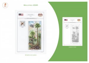 MALAYSIA 2020 - PRINTABLE STAMP ALBUM