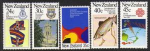 New Zealand #771-775 mint set, commemorating various events 