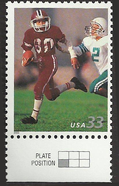 # 3400 MINT NEVER HINGED FOOTBALL