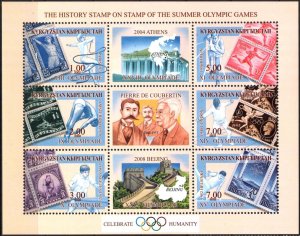 Kyrgyzstan 2002 History of Summer Olympics Games (2) Stamps S/S MNH**