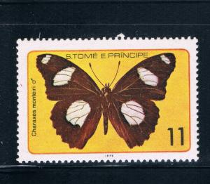 Saint Thomas and Prince Is 505a Unused Butterflys (GI0419)