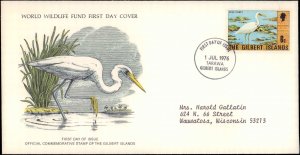 Gilbert & Ellice Islands, Worldwide First Day Cover, Birds