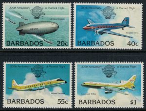 Barbados #606-9* NH  CV $4.70