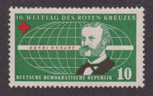 Germany DDR 350 Henri Dunant and Globe 1957