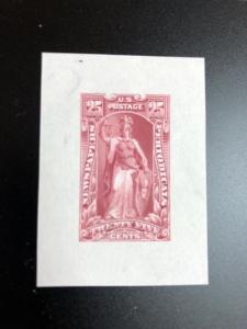 PR106C 1ae 25cent Newspaper Proof On India XtraFine Very Scarce