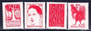 France 1992: Sc. # 2307-2310;  MNH Cpl. Set