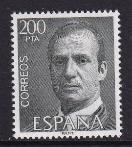 Spain  #2269  MNH 1981 Juan Carlos  200p