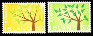 Iceland 348 - 349 MNH