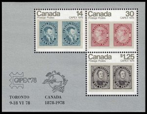 Canada - Scott 756a - Mint-Never-Hinged - Souvenir Sheet of Three