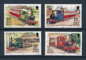 [114070] Isle of Man 1988 Railway trains Eisenbahn  MNH