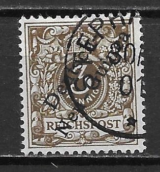 German New Guinea 1 3pf Crown single Used