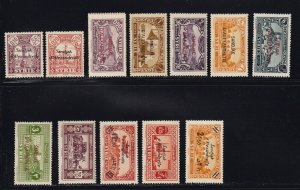 Alexandretta Scott # 1 - 12 VF set OG never hinged scv $ 265 ! see pic !