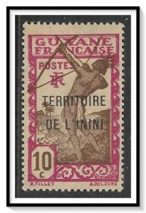 Inini #6 Carib Archer Overprinted MH