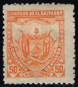 El Salvador #156 Coat of Arms; Unused (10.00)