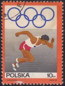 Poland 1646 Olympic Runner 1969