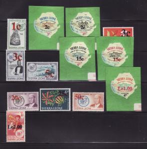 Sierra Leone 286-299 Set MNH Various