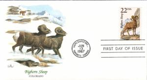 #2288 Bighorn Sheep Fleetwood FDC