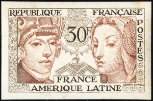 France Stamps # 795 MNH XF Imperforate Scott Value $50.00