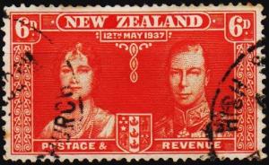 New Zealand. 1937 6d S.G.601 Fine Used