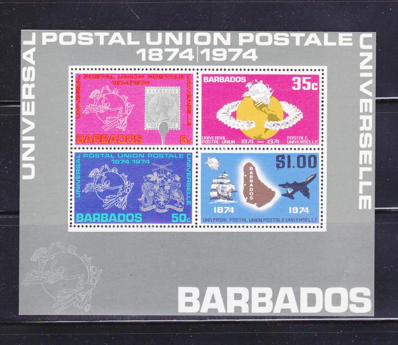 Barbados 415a Set MNH UPU (B)