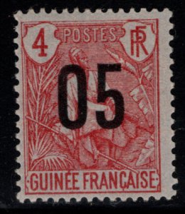 French Guinea Scott 56 MH* 1912 surcharge on issue of 1904