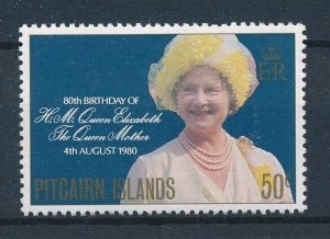 [116822] Pitcairn Islands 1980 Royalty 80th birthday Queen Elizabeth  MNH