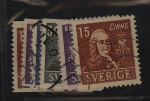 Sweden #293-298 Used Single (Complete Set)
