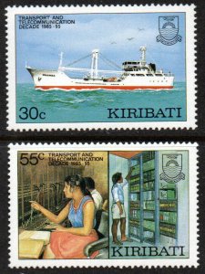 Kiribati Sc #485-486 MNH