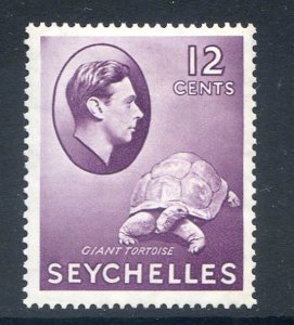 Seychelles 12c Reddish Violet SG139 Mounted Mint