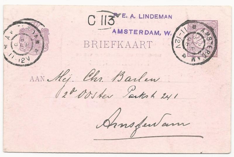 Netherlands H&G #12 Postal Stationery Jubilee Cover 1898