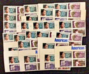 3906-3909    American Scientists    MNH 37 c 25 blocks of 4   FV $37  2005