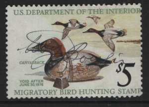 USA    RW42 SIGNED,  DUCK STAMP