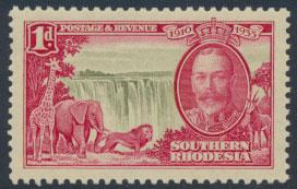 Southern Rhodesia SG 31 Mint never hinged well centered