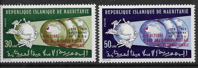 Mauritania  316-17 1974 set 2  VF  NH