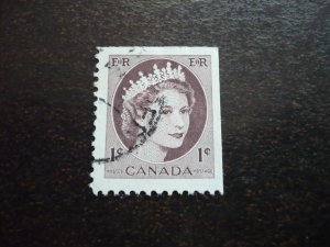 Stamps - Canada - Scott# 337aiis - Used Part Set of 1 Stamp