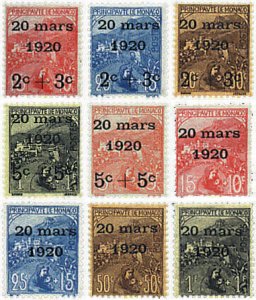 344502 MNH MONACO 1920 BODA DE LA PRINCESA CARLOTA