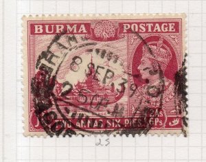 Burma 1938 GVI Issue Fine Used 2a.6p. NW-203310